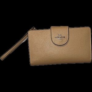 Coach Brown Leather phone wallet